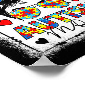 自閉症意識ママ生活乱雑パン漂白ママ ポスター (角)