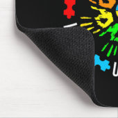 自閉症意識先生教えパズル受入れ マウスパッド (コーナー)