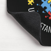 自閉症意識先生教え受け入れ理解L マウスパッド (コーナー)