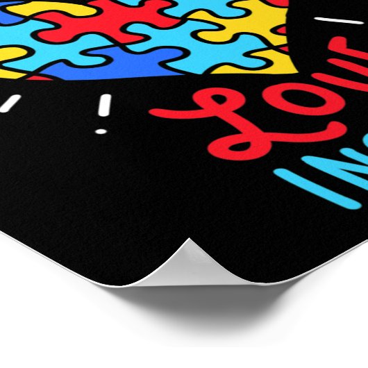 自閉症意識先生 ポスター (角)