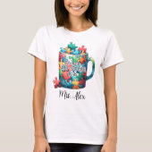 自閉症意識先生 Tシャツ (正面)