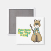 自閉症意識子猫 マグネット (正面/裏面)