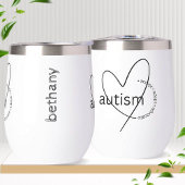 自閉症意識絶縁ステンレスワインタンブラー