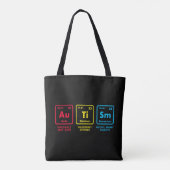 自閉症意識要素周期表 トートバッグ (裏面)
