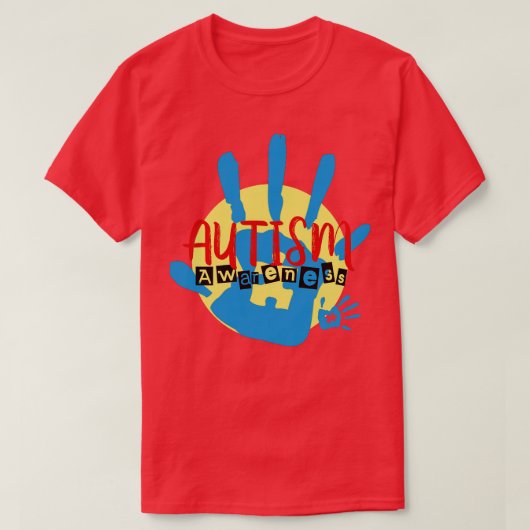 自閉症意識2021 Tシャツ (デザイン正面)