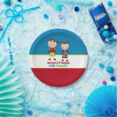 自閉症意識7"紙プレート ペーパープレート (パーティー)