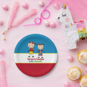 自閉症意識7"紙プレート ペーパープレート (パーティー)