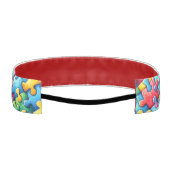 自閉症意識 アスレチックヘッドバンド (裏面)