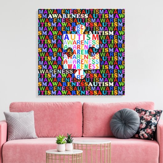自閉症意識 キャンバスプリント (インサイチュ (リビング))