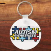 自閉症意識 キーホルダー (正面)
