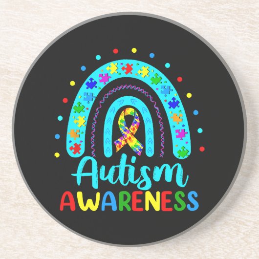 自閉症意識 コースター (正面)