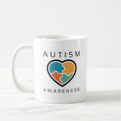 自閉症意識 コーヒーマグカップ (左)