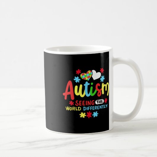 自閉症意識 コーヒーマグカップ (右)