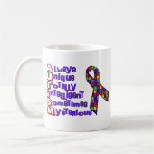 自閉症意識 コーヒーマグカップ (左)