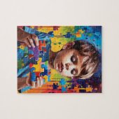 自閉症意識 ジグソーパズル (横)