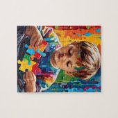 自閉症意識 ジグソーパズル (横)