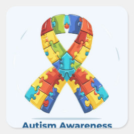 自閉症意識 スクエアシール