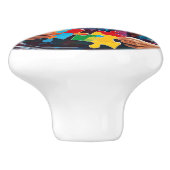 自閉症意識 セラミックノブ (側面)