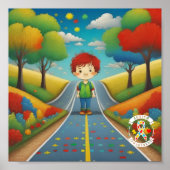 自閉症意識 – ポスター (正面)