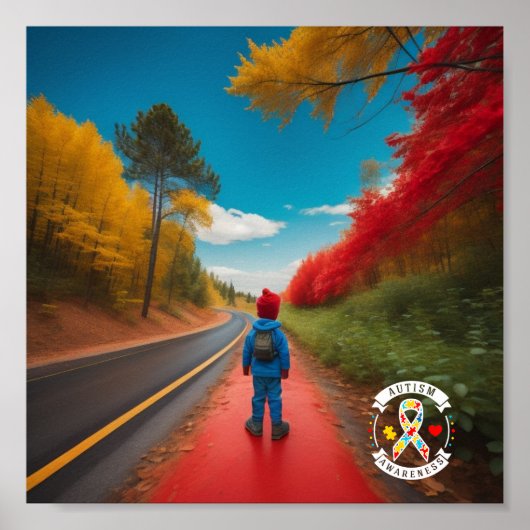 自閉症意識 – ポスター (正面)