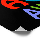 自閉症意識 ポスター (角)