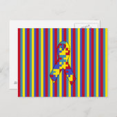 自閉症意識 ポストカード (正面/裏面)