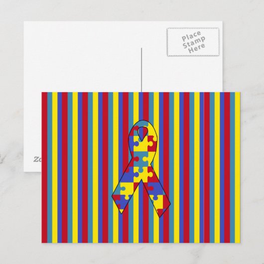 自閉症意識 ポストカード (正面/裏面)