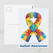 自閉症意識 ポストカード (正面/裏面)