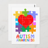 自閉症意識 ポストカード (正面/裏面)