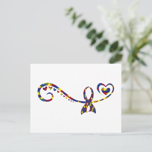 自閉症意識 ポストカード (スタンド正面)