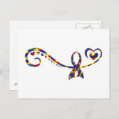 自閉症意識 ポストカード (正面/裏面)