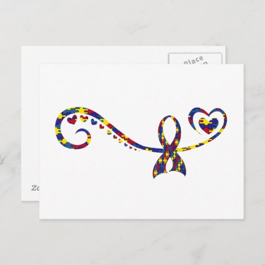 自閉症意識 ポストカード (正面/裏面)