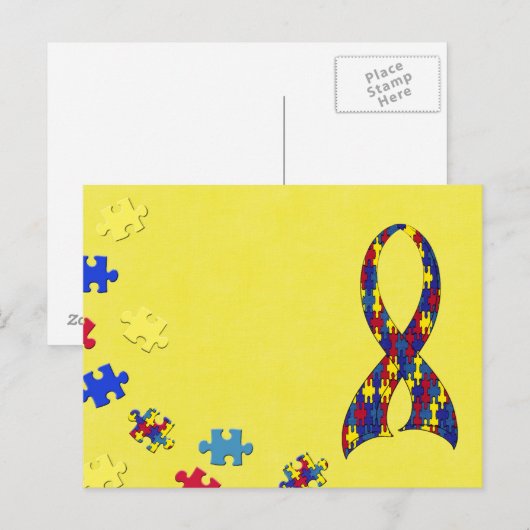 自閉症意識 ポストカード (正面/裏面)