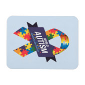 自閉症意識 マグネット (横)