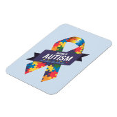 自閉症意識 マグネット (左側)