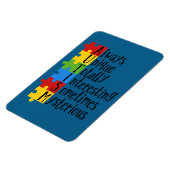 自閉症意識 マグネット (左側)