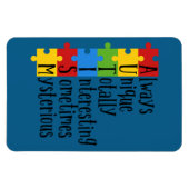 自閉症意識 マグネット (横)