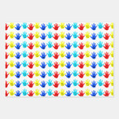 自閉症意識 ラッピングペーパーシート (正面)