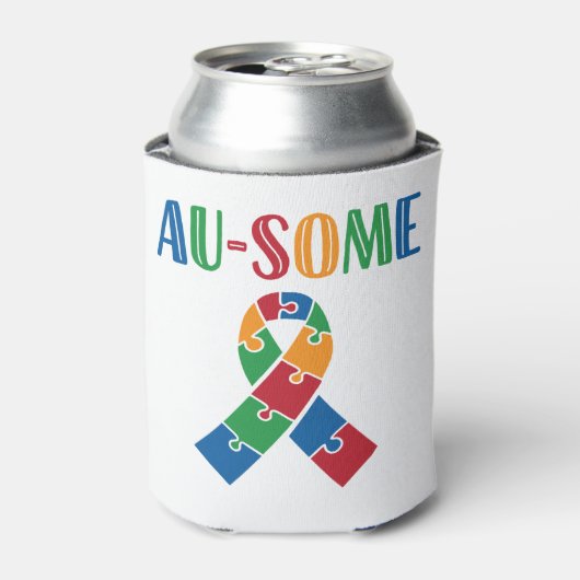 自閉症意識 缶クーラー (缶正面)
