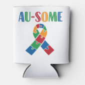 自閉症意識 缶クーラー (正面)