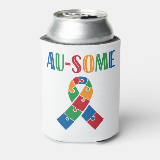 自閉症意識 缶クーラー (缶裏面)