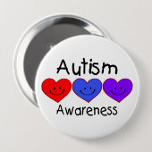 自閉症意識 缶バッジ (正面&裏面)