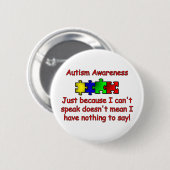 自閉症意識 缶バッジ (正面&裏面)