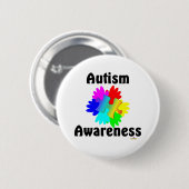 自閉症意識 缶バッジ (正面&裏面)