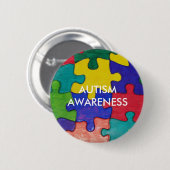 自閉症意識 缶バッジ (正面&裏面)