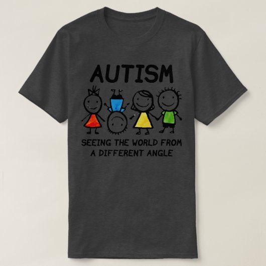 自閉症意識(20) Tシャツ (デザイン正面)