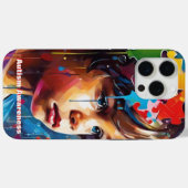 自閉症意識 –  Case-Mate iPhoneケース (裏面 (横))
