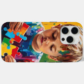 自閉症意識 – Case-Mate iPhoneケース (裏面 (横))