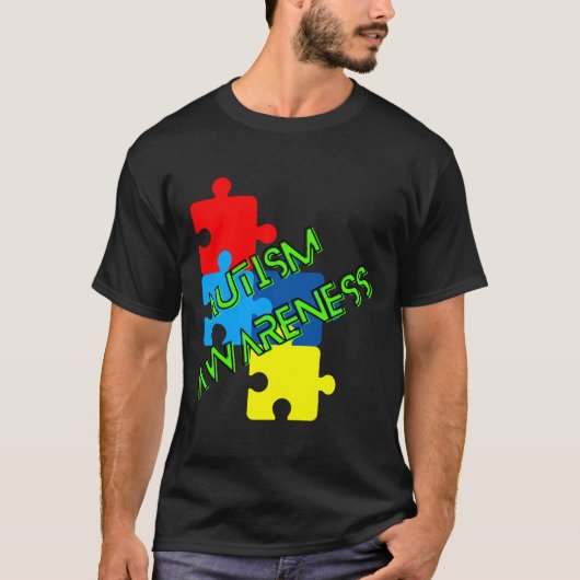 自閉症意識 Tシャツ (正面)