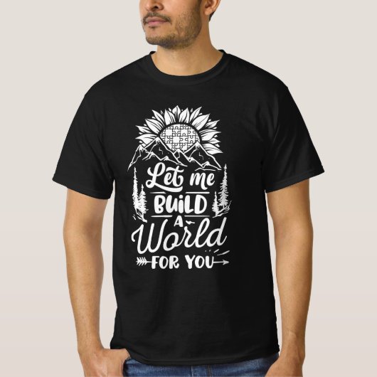 自閉症意識 – Tシャツ (正面)